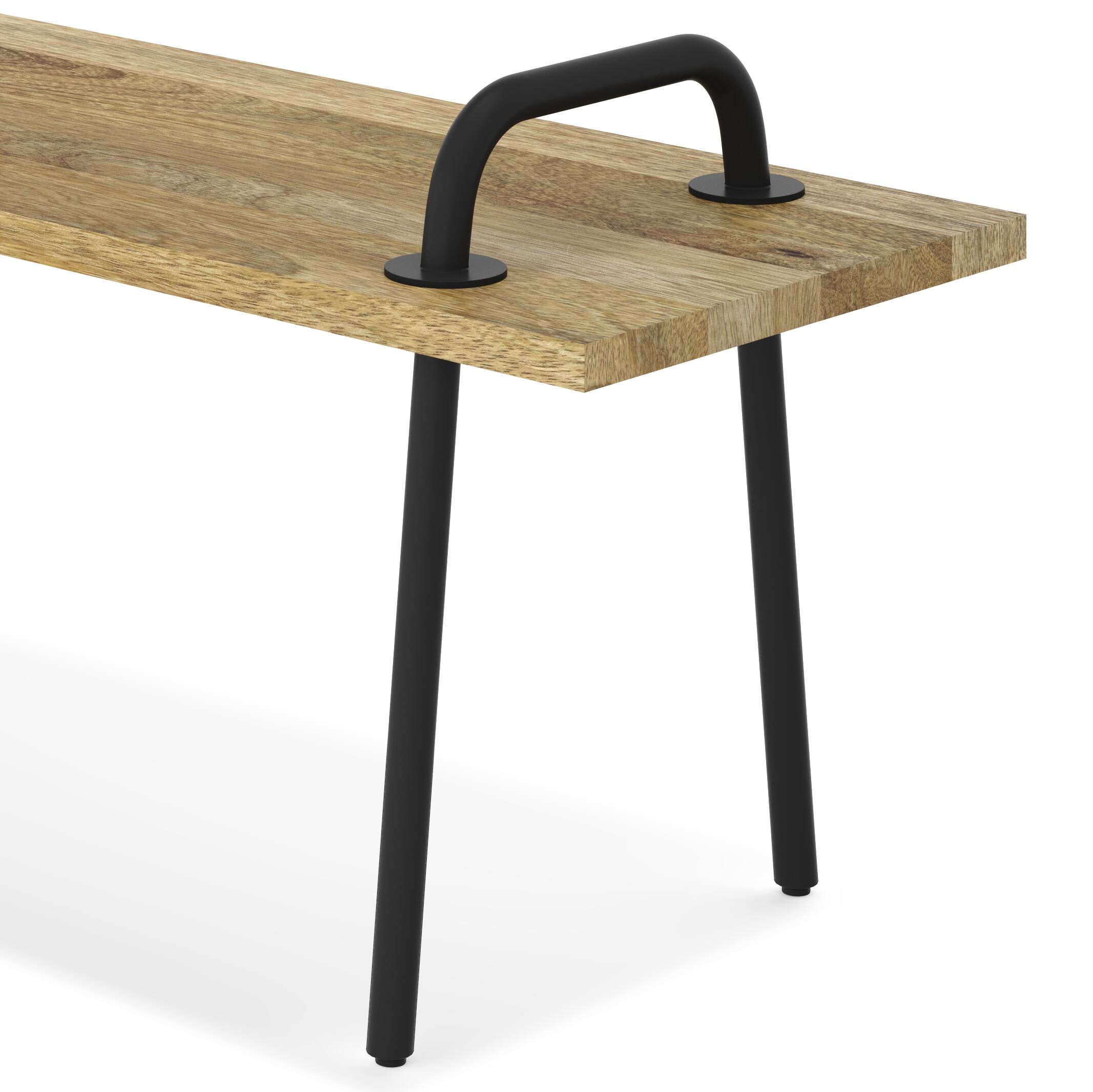 Alt View 12. Simpli Home - Berkeley Small Entryway Bench - Natural.