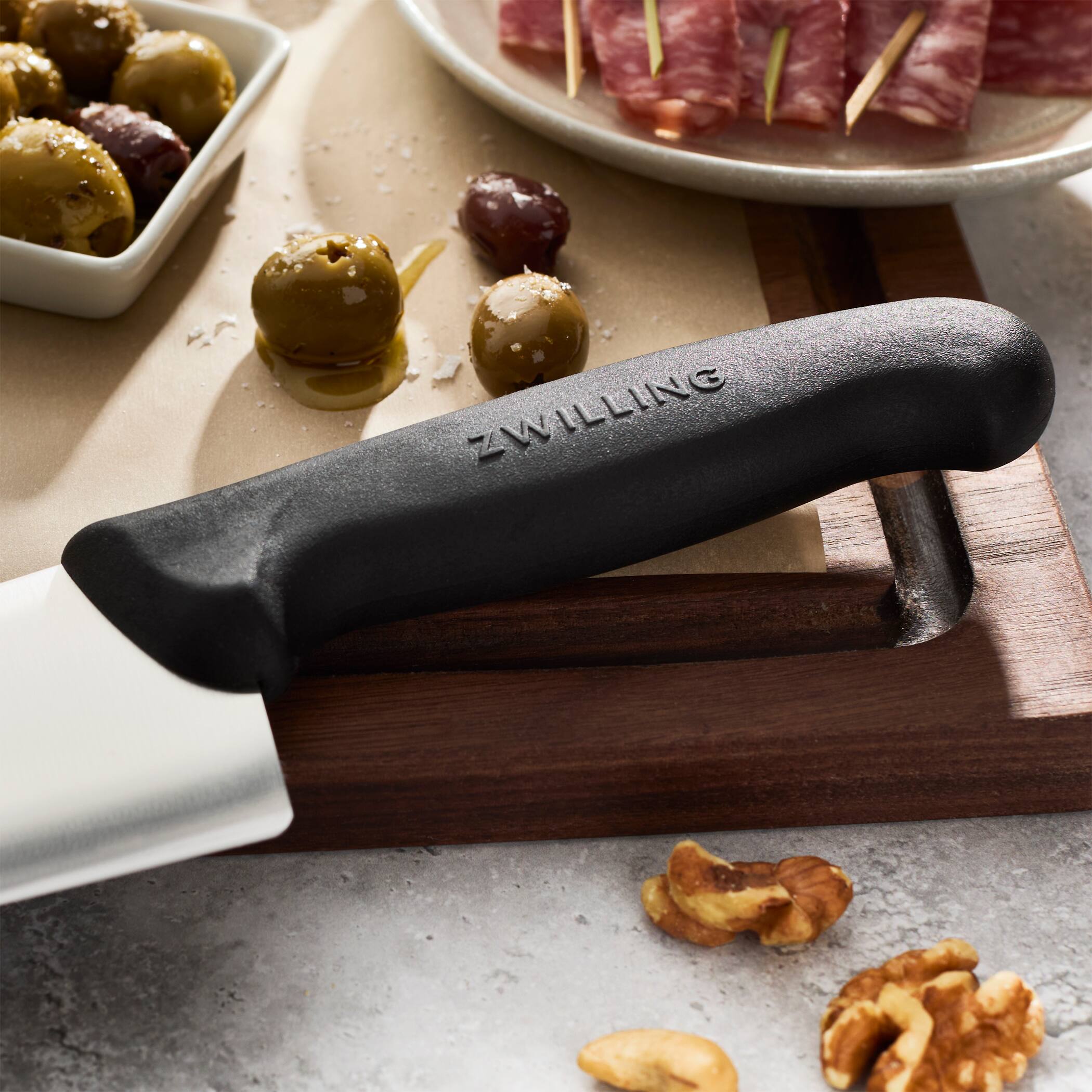 Alt View 3. ZWILLING - ZWILLING Commercial 8-inch Chef's Knife - Black.