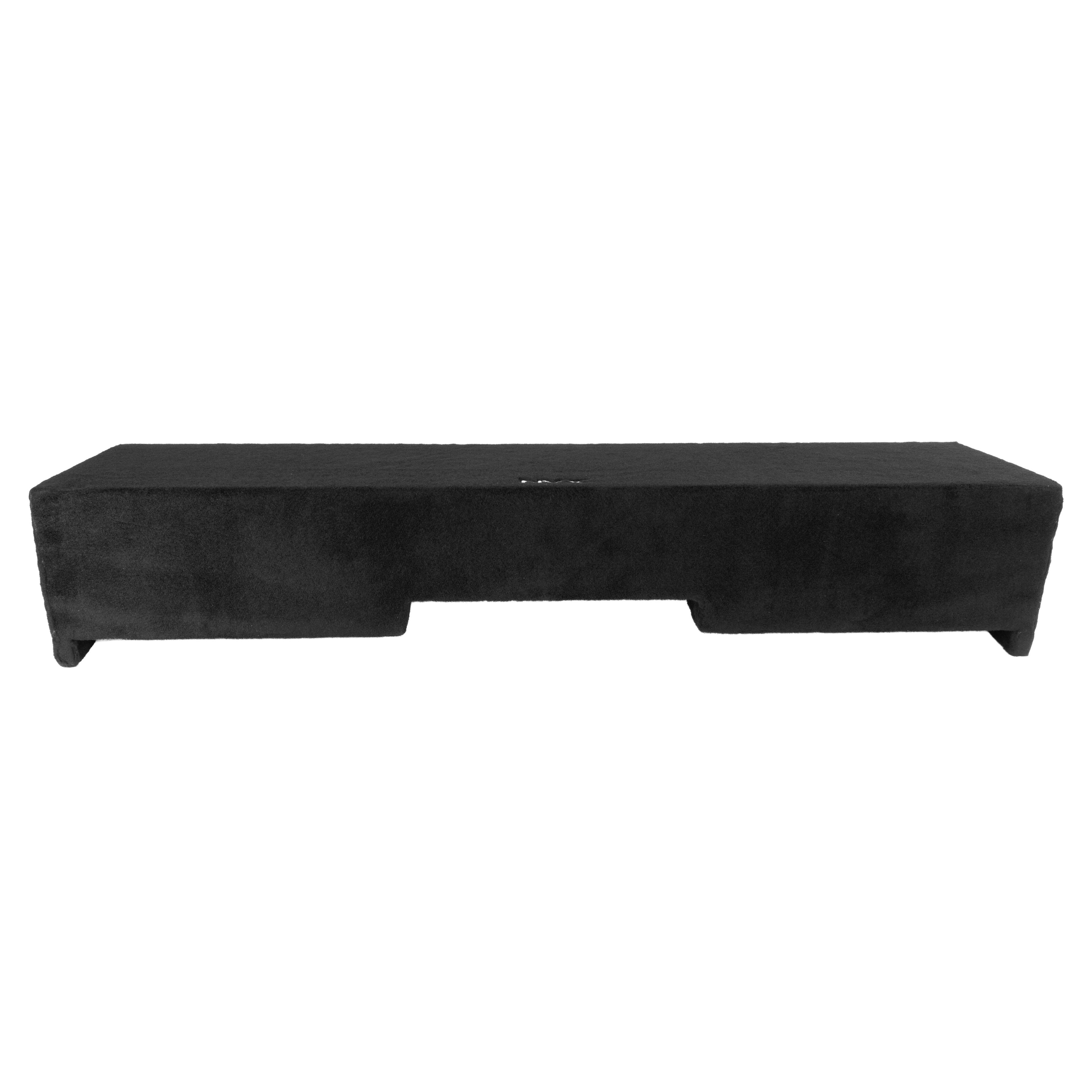 Alt View 1. NVX - Custom Fit 700W RMS Dual 10in Loaded Subwoofer Enclosure for 2004-2018 Nissan Titan Crew and King Cab Trucks.