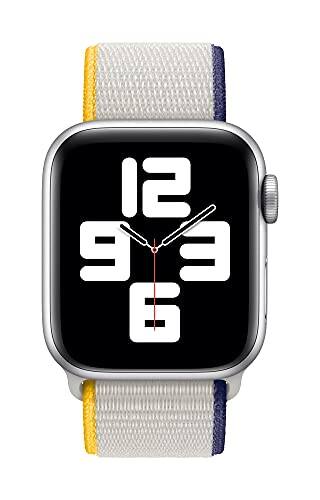 Alt View 2. Apple - Apple Watch Band - Sport Loop (40mm) - Sea Salt - Regular - Off-White.