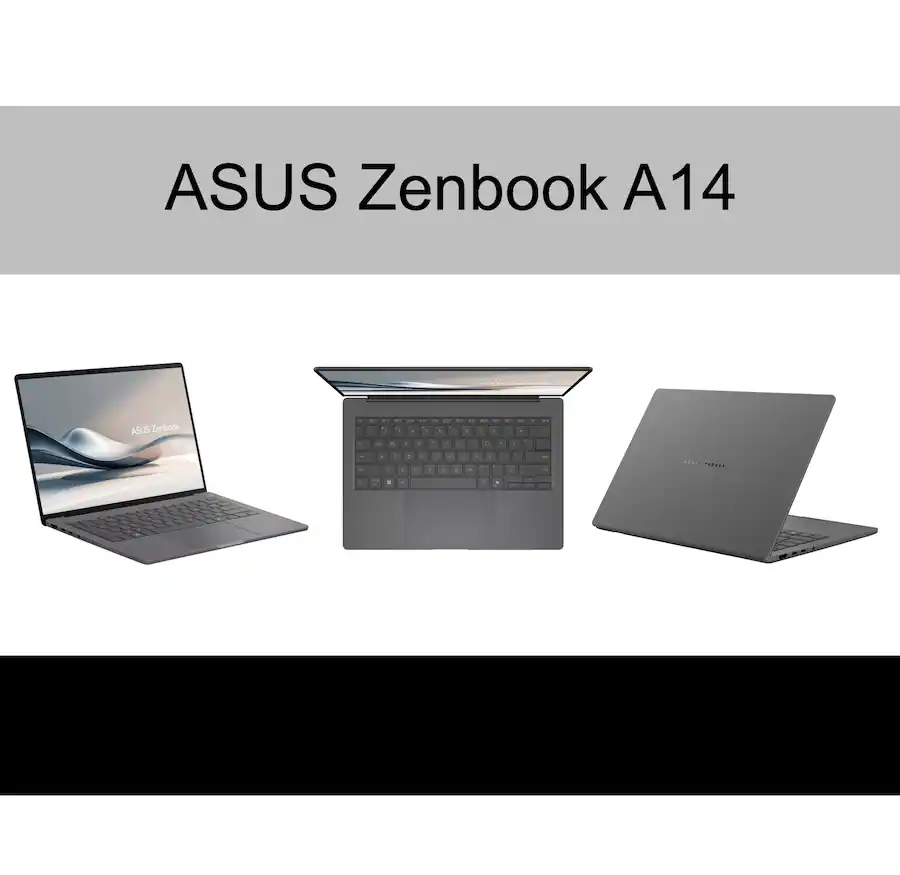 ASUS Upgraded Zenbook A14 Laptop 14.0 WUXGA Display (Snapdragon X X1 26 ...