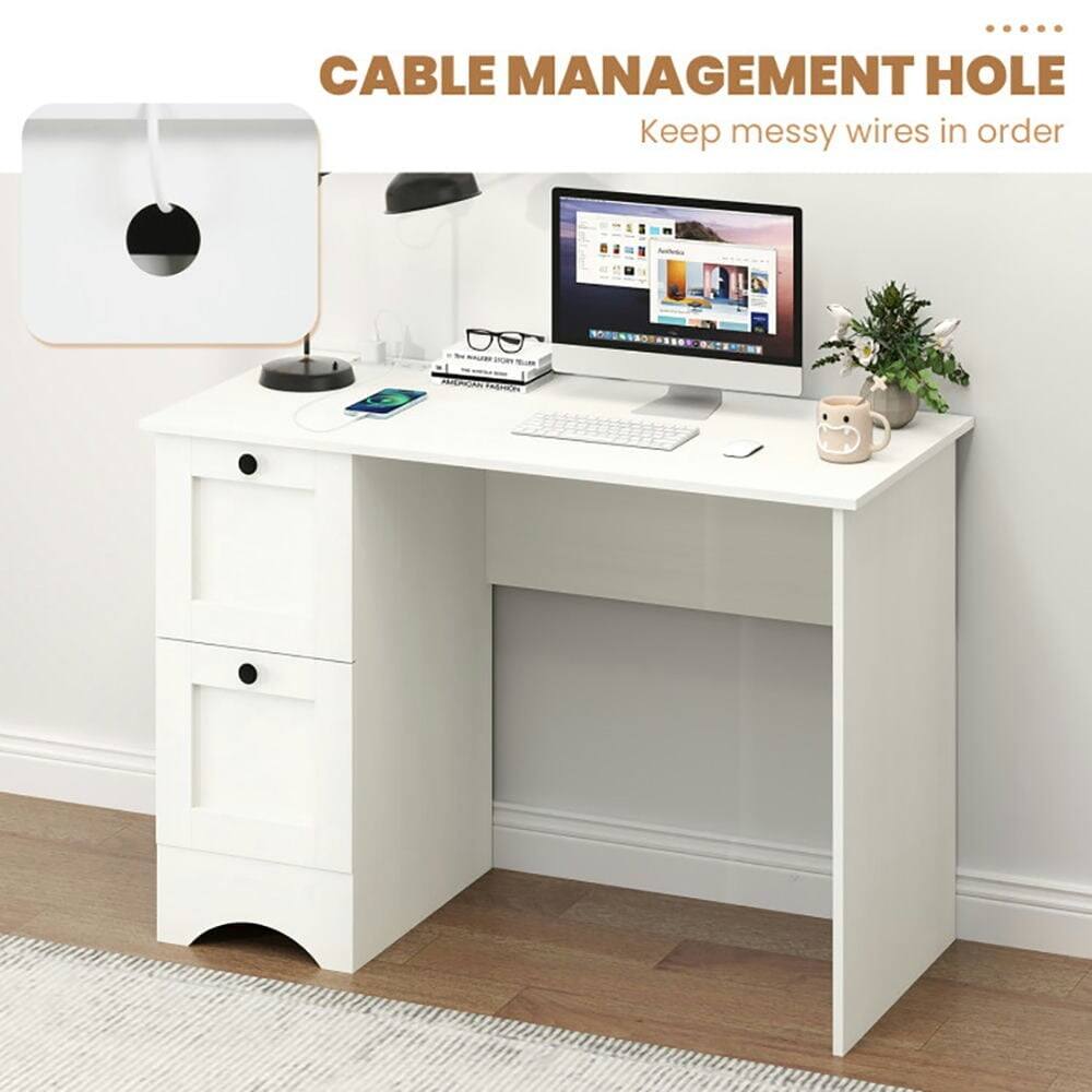 CABLE MANAGEMENT HOLE  
Keep messy wires in order