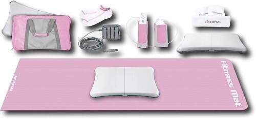 Front Standard. dreamGEAR - Lady Fitness 7-in-1 Workout Kit for Nintendo Wii Fit.