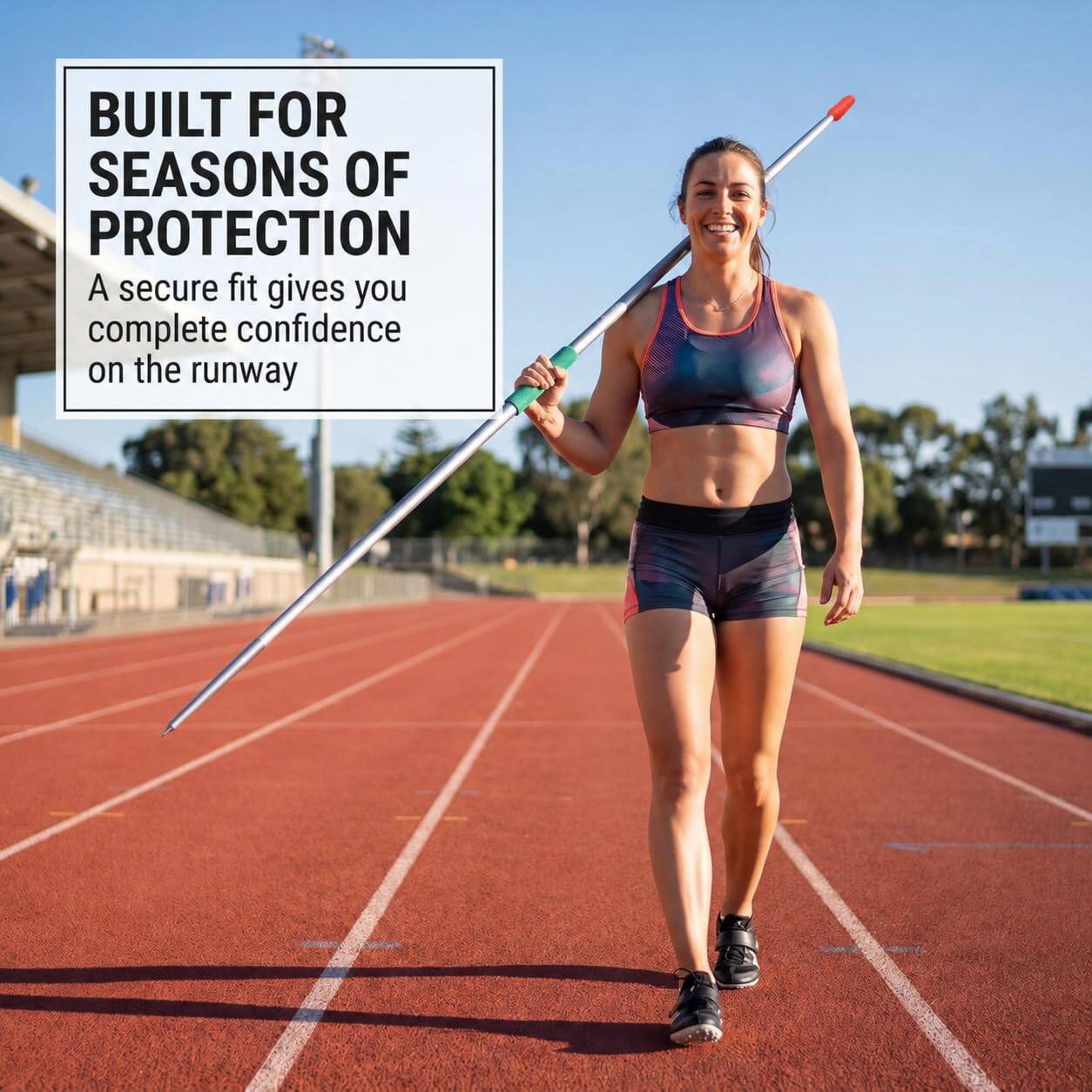 BUILT FOR SEASONS OF PROTECTION  
A secure fit gives you complete confidence on the runway