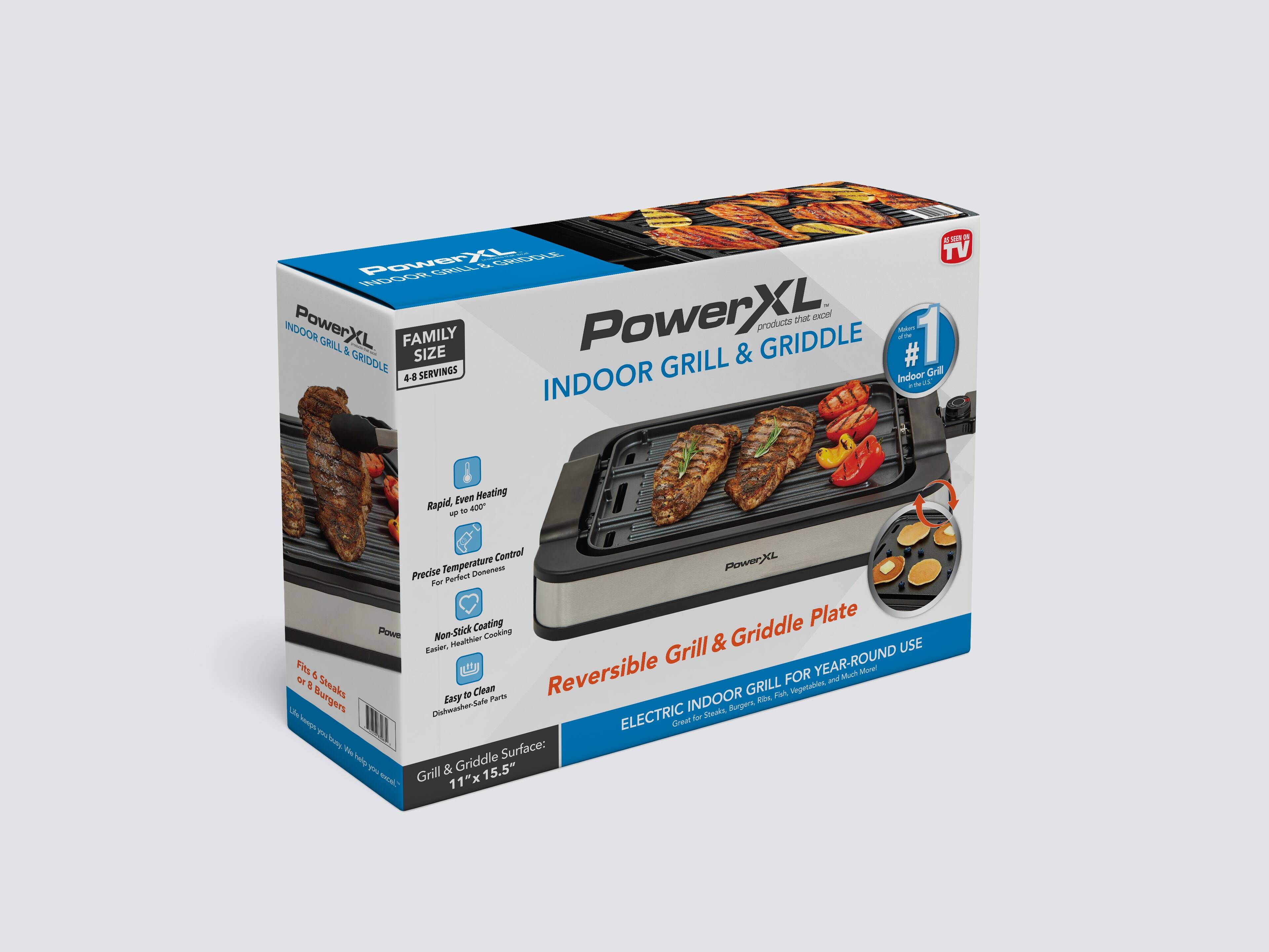 Best Buy Tristar PowerXL Indoor Grill and Griddle stainless steel PXLIG