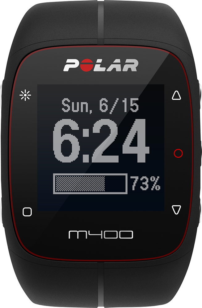 Clip vlinder Modderig embargo Best Buy: Polar M400 GPS Watch with Heart Rate Black 90051339