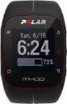 Front Zoom. Polar - M400 GPS Watch with Heart Rate - Black.