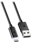 Front Zoom. Platinum™ - 4' Touch On LED Micro USB Charge-and-Sync Cable - Black.