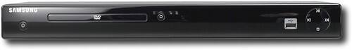 Front Standard. Samsung - Progressive-Scan DVD Player with HD Upconversion.