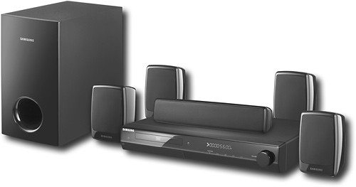 Best Buy Samsung 1000w 5 1 Ch Home Theater System With Upconvert Dvd Player Ht Z3 Xaa