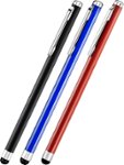 Front Zoom. Insignia™ - Styluses (3-Count) - Black/Red/Blue.