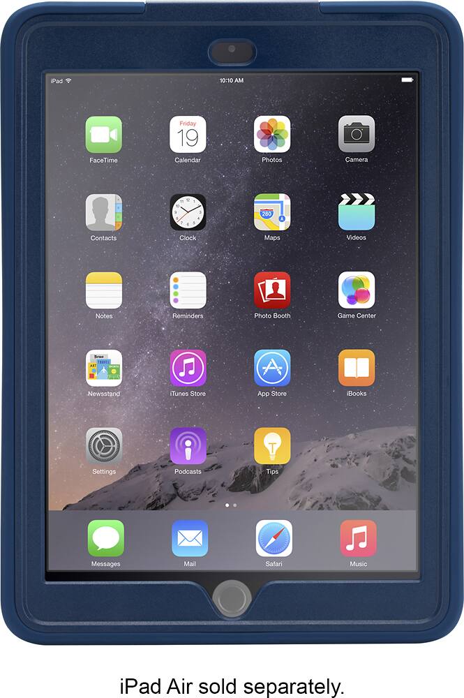 Alt View 11. Griffin - Survivor Slim Case for Apple® iPad® Air 2 - Blue.