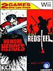 Front Detail. No More Heroes / Red Steel - Nintendo Wii.