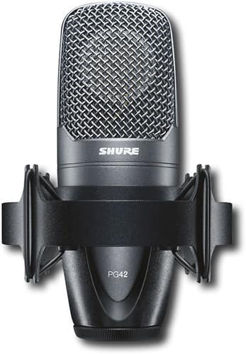 Best Buy: Shure Microphone Black PG42