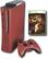 Front Standard. Microsoft - Xbox 360 Elite Console (Red) with Resident Evil 5.