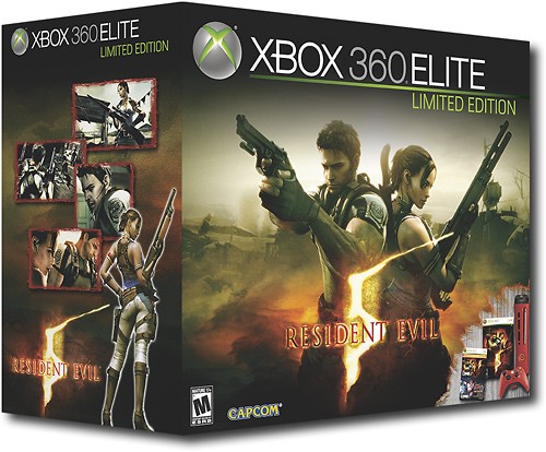 Microsoft Xbox 360 Elite Resident Evil 5 Limited Edition 120GB Red Console  (NTSC) for sale online