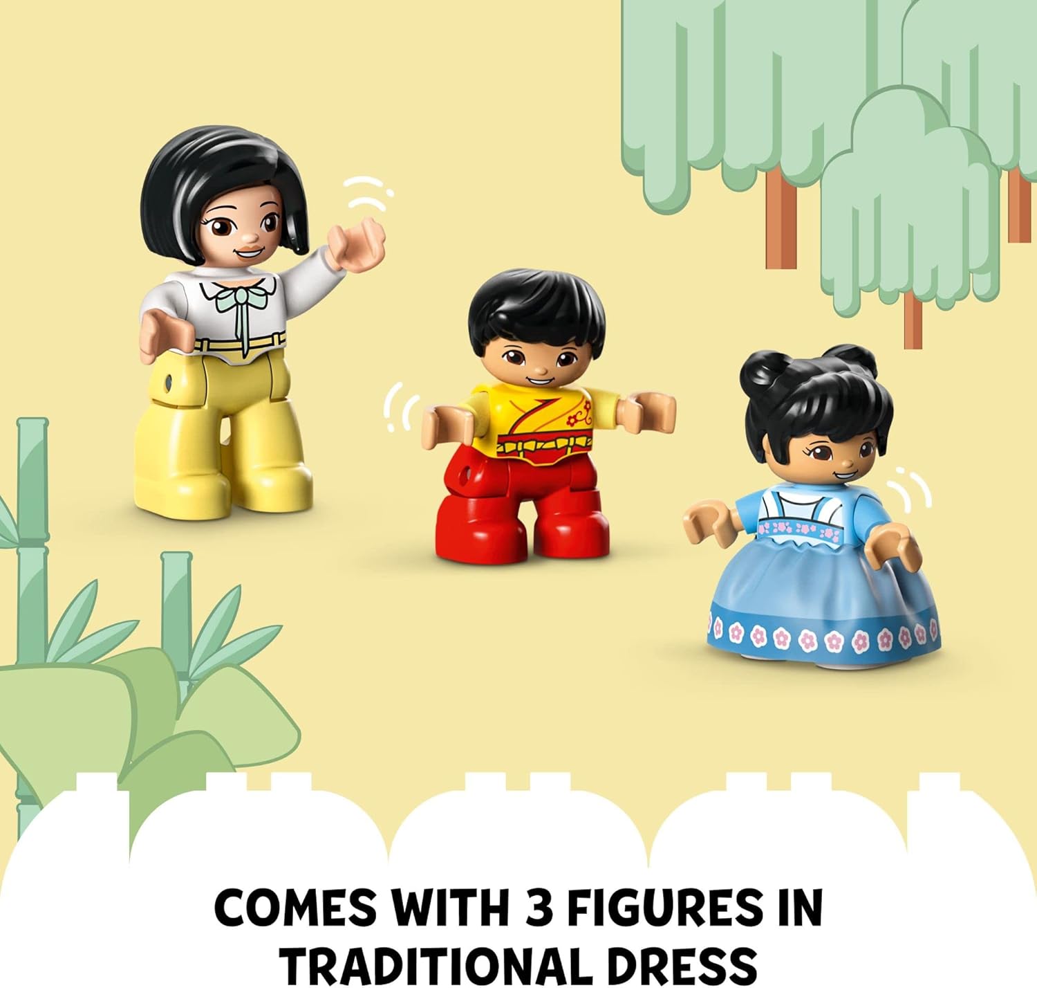 "at 205: 9 g COMES WITH 3 FIGURES IN TRADITIONAL DRESS"