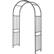 Alt View 1. Gymax - Gymax 7.2Ft Garden Arch Steel Arbor Wedding Garden Decoration Climbing Plants w/Stakes - Black.