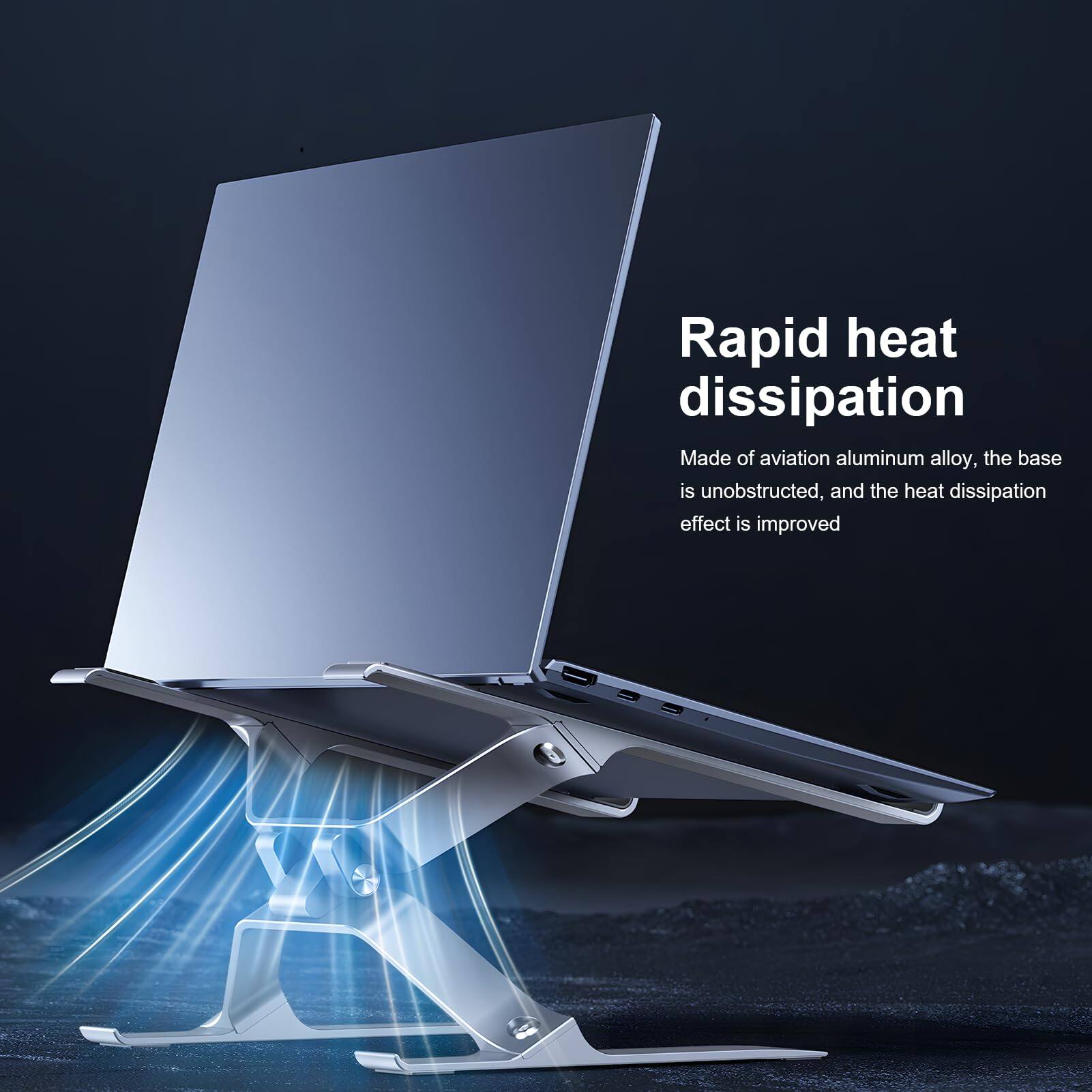 Rapid heat dissipation  
Made of aviation aluminum alloy, the base is unobstructed, and the heat dissipation effect is improved