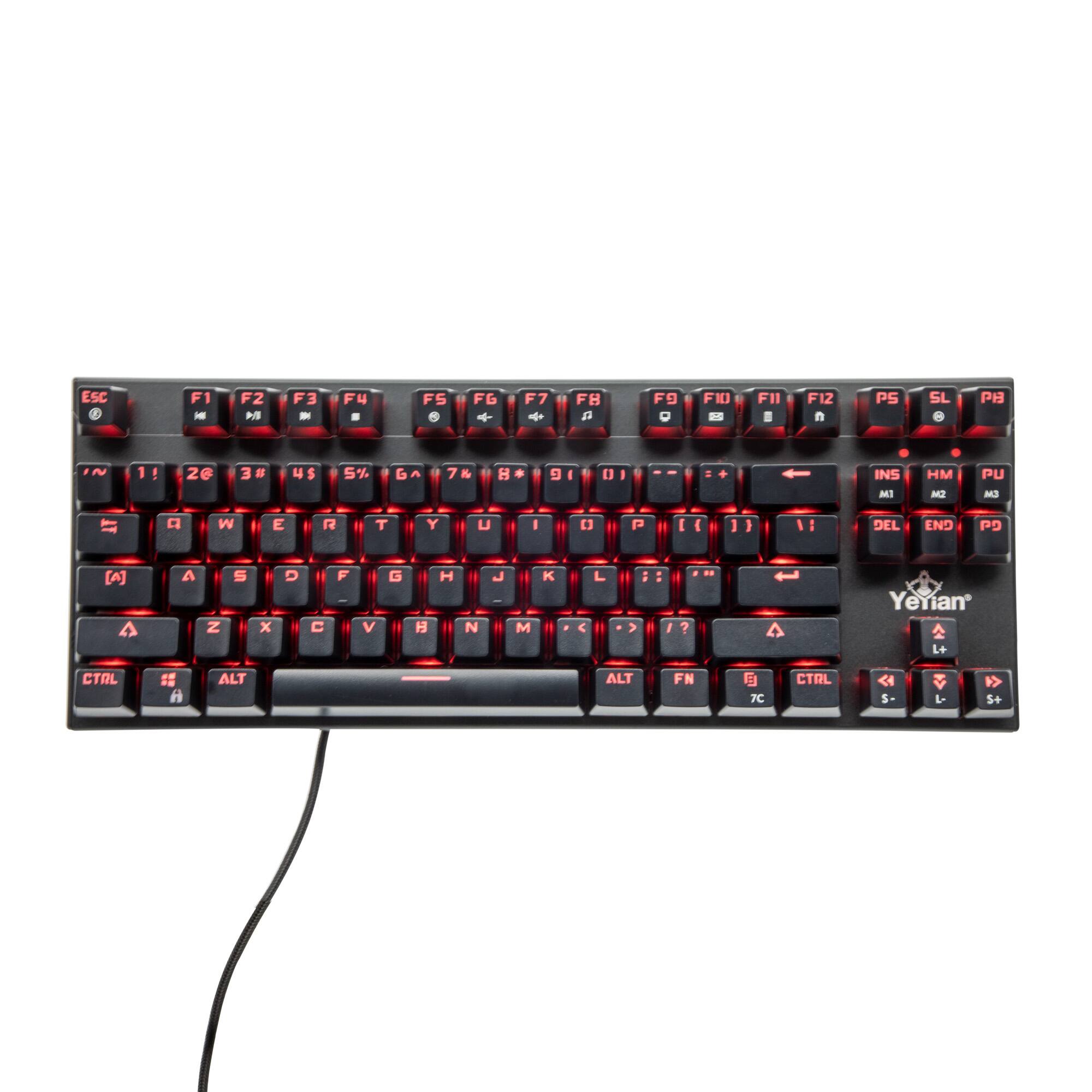 ESC F1 F2 F3 F4 F5 F6 F7 F8 F9 F10 F11 F12 PS SL PH  
1! 2@ 3# 4$ 5% 6^ 7& 8* 9( 0) -_ =+  
Q W E R T Y U I O P [ { ] }  
A S D F G H J K L ;: ' "  
Z X C V B N M , . /  
CTRL # ALT  
INS HM PU M1 M2 M3  
DEL END PD  
ALT FN CTRL  
L+ L- S- S+  
CTRL S- S+  
Yeyian
