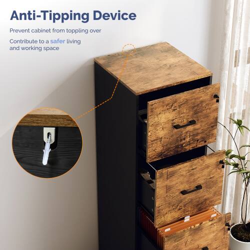 Anti-Tipping Device

Prevent cabinet from toppling over  
Contribute to a safer living and working space