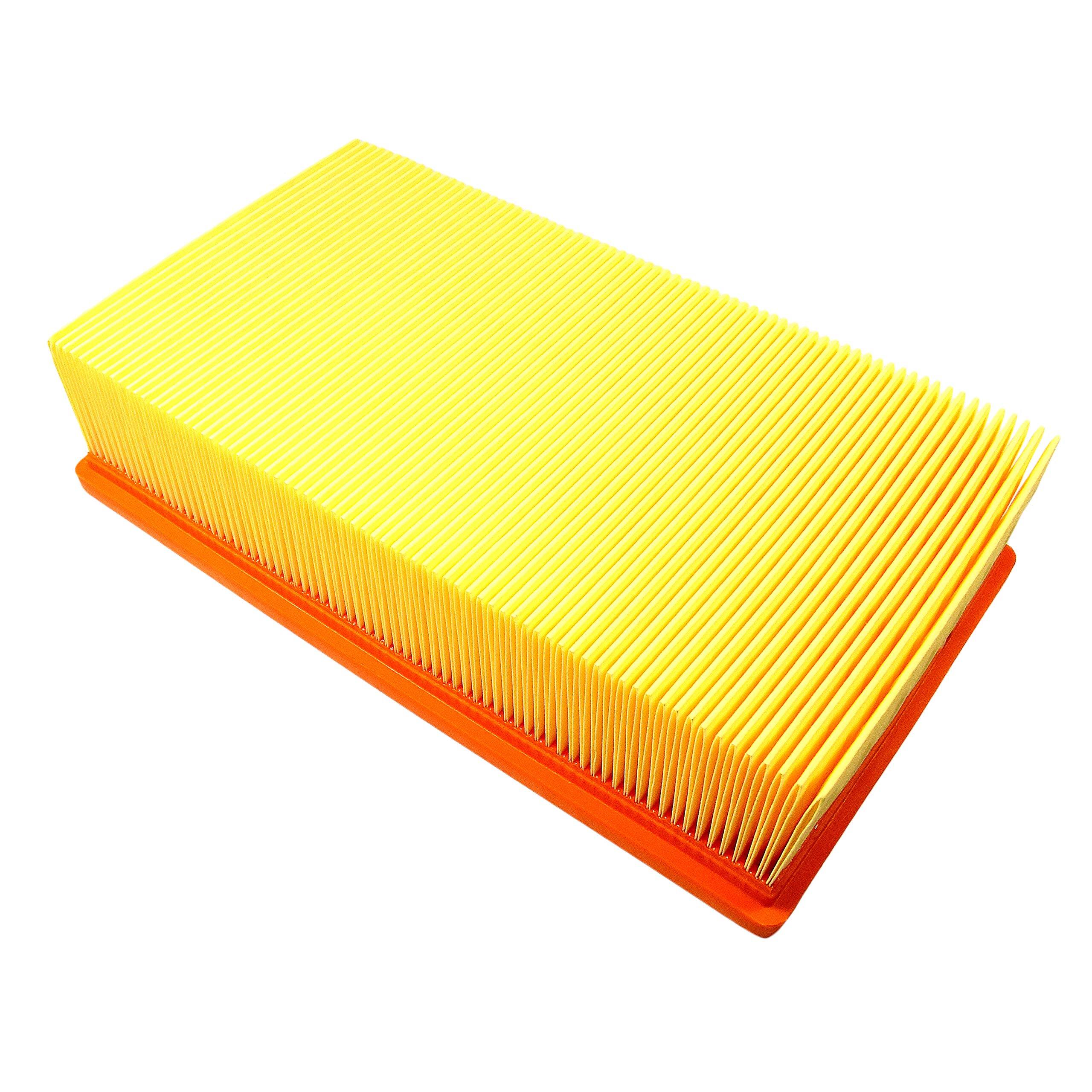 Alt View 5. HQRP - HQRP Flat Pleated Filter Replacement for Bosch VF100, VAC090AH VAC090A VAC090S VAC140AH VAC140A VAC140S Dust Extractors.