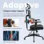 Adaptive Unique Lumbar Support: The NEWTRAL Ergonomic Chair's unique lumbar support is independently adjustable at 50MM and automatically follows your low back. Lumbar support strength adjustment and Relieve low back pressure.