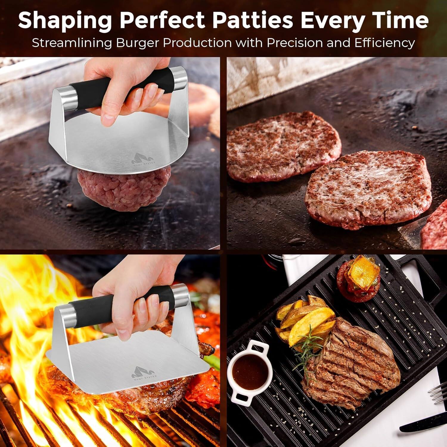 Shaping Perfect Patties Every Time  
Streamlining Burger Production with Precision and Efficiency