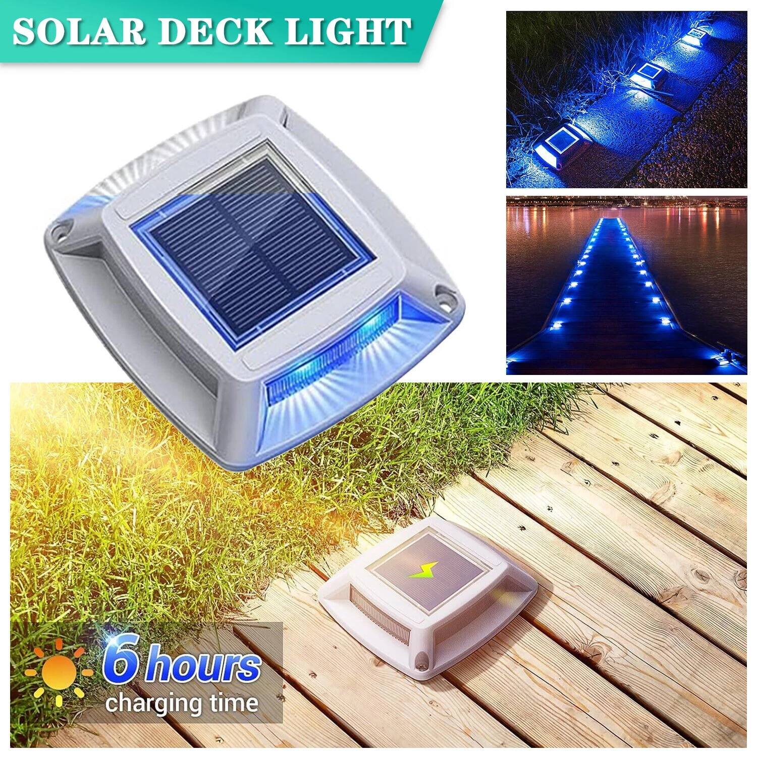 SOLAR DECK LIGHT
6 hours charging time