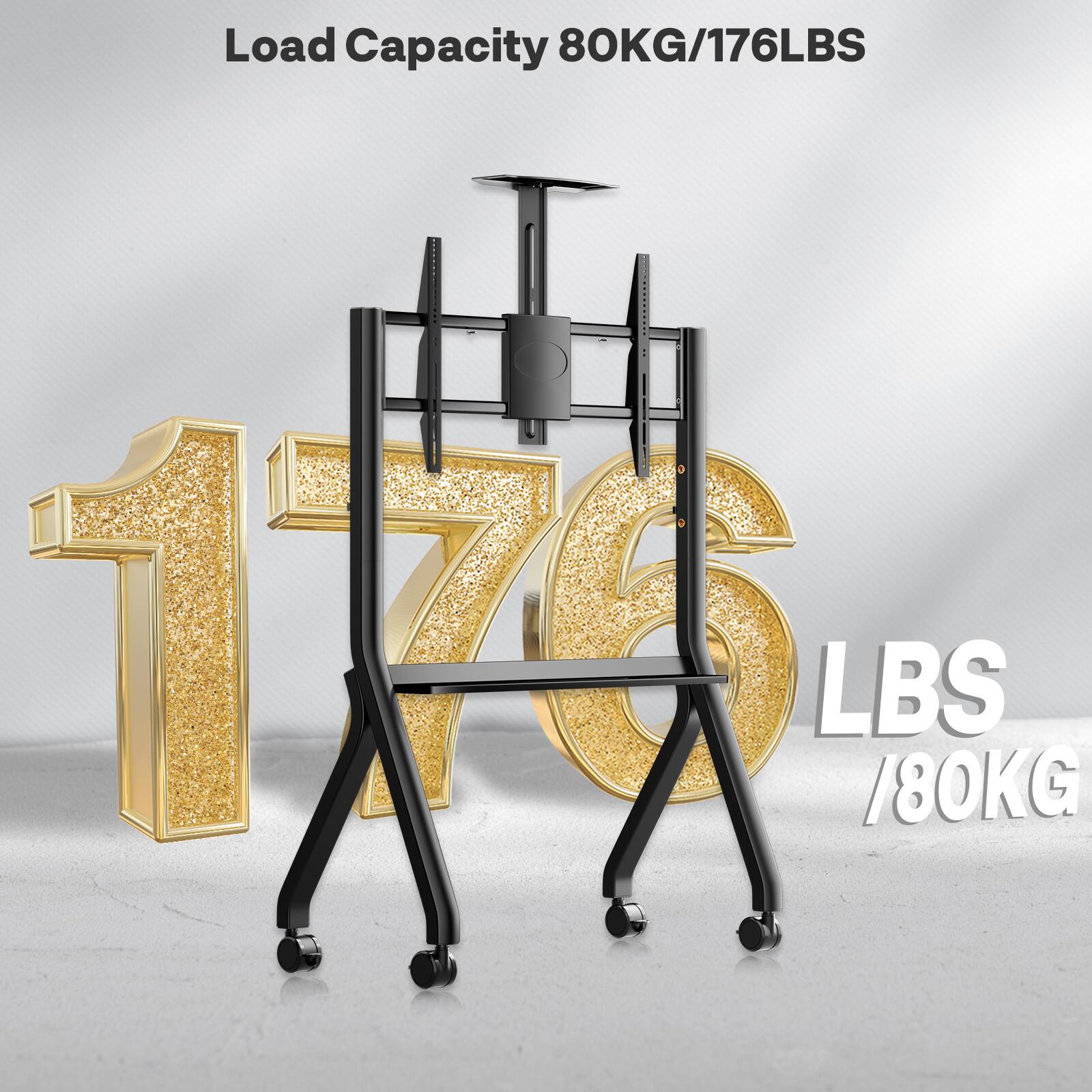 Load Capacity 80KG/176LBS  
176 LBS / 80KG