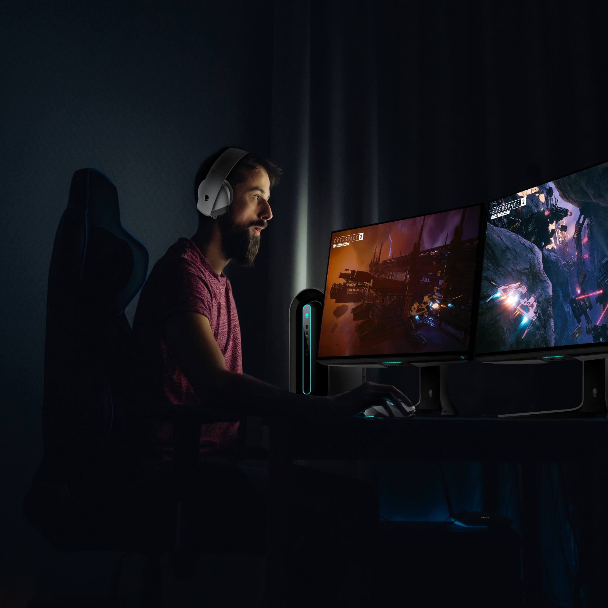 Alt View Zoom 15. Alienware - Aurora R12 Gaming Desktop - Intel Core i7-11700F - 16GB Memory - NVIDIA GeForce RTX 3070 - 1TB HDD + 256GB SSD - Lunar Light.