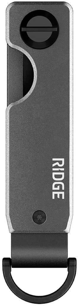 Angle. The Ridge Wallet - KEYCASE - Gunmetal - Gunmetal.