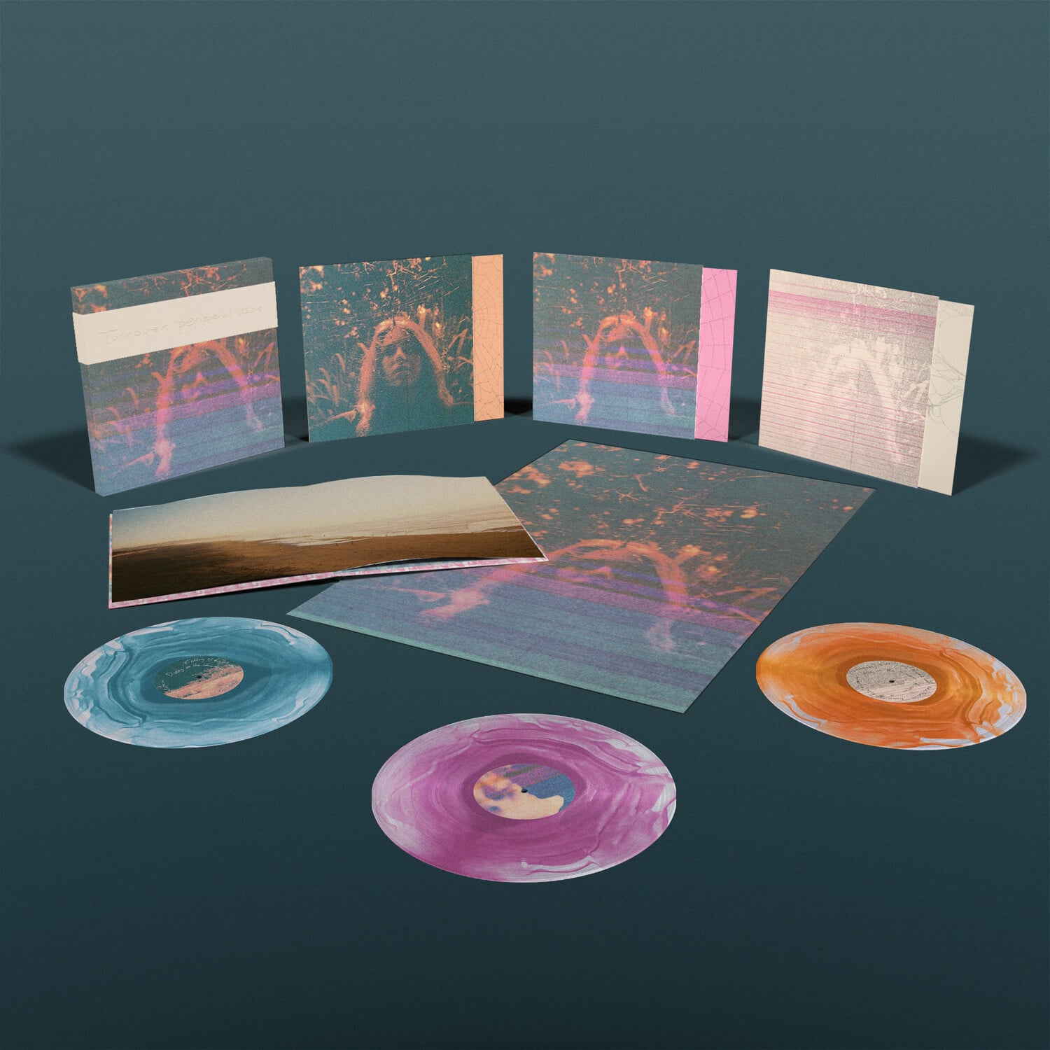 Turnover - Peripheral Vision (10 Year Anniversary) - Orange/White/Purple  - VINYL LP