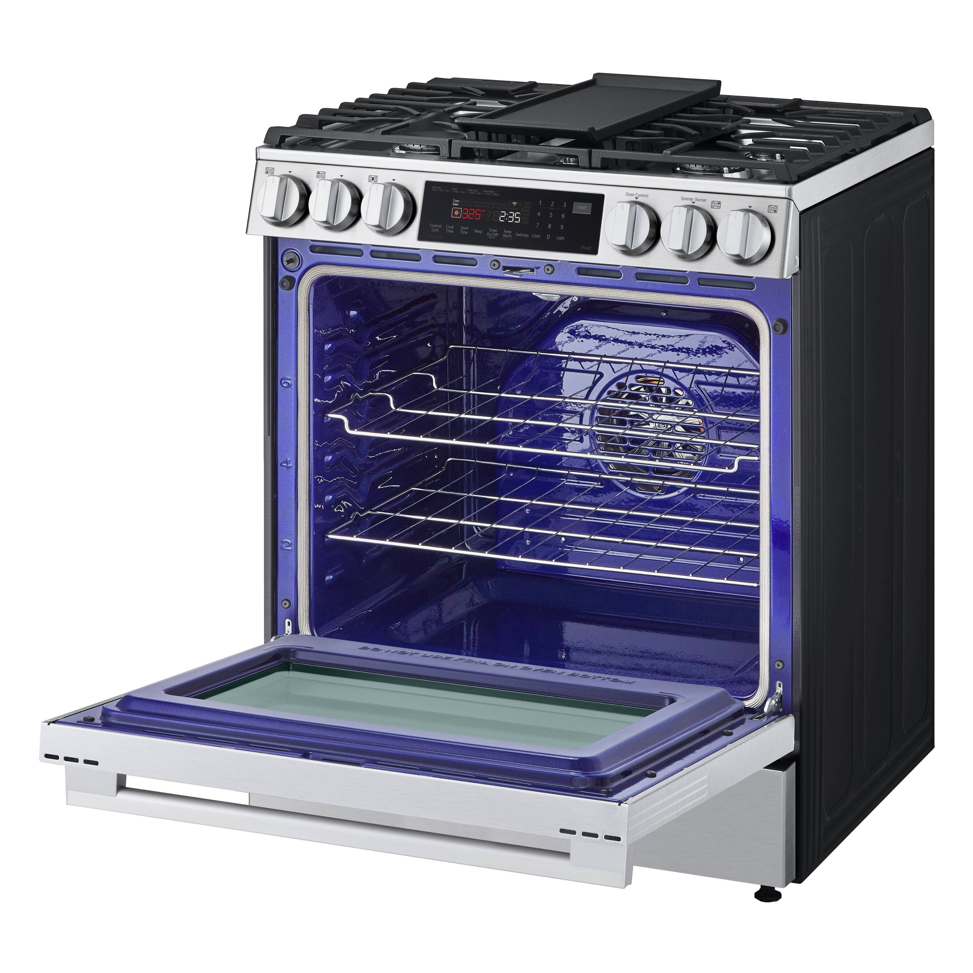 The text on the image reads "a 032s 235 - - w/E". This text is likely a model number or a description of the oven's features.