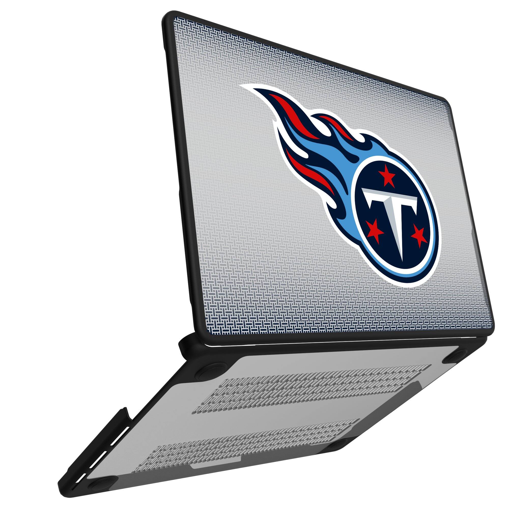 Alt View 1. Keyscaper - Tennessee Titans Linen MacBook Case - Pro 13 in - Multicolor.