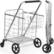 Alt View 18. Costway - Heavy Duty Folding Shopping Cart - Silver.