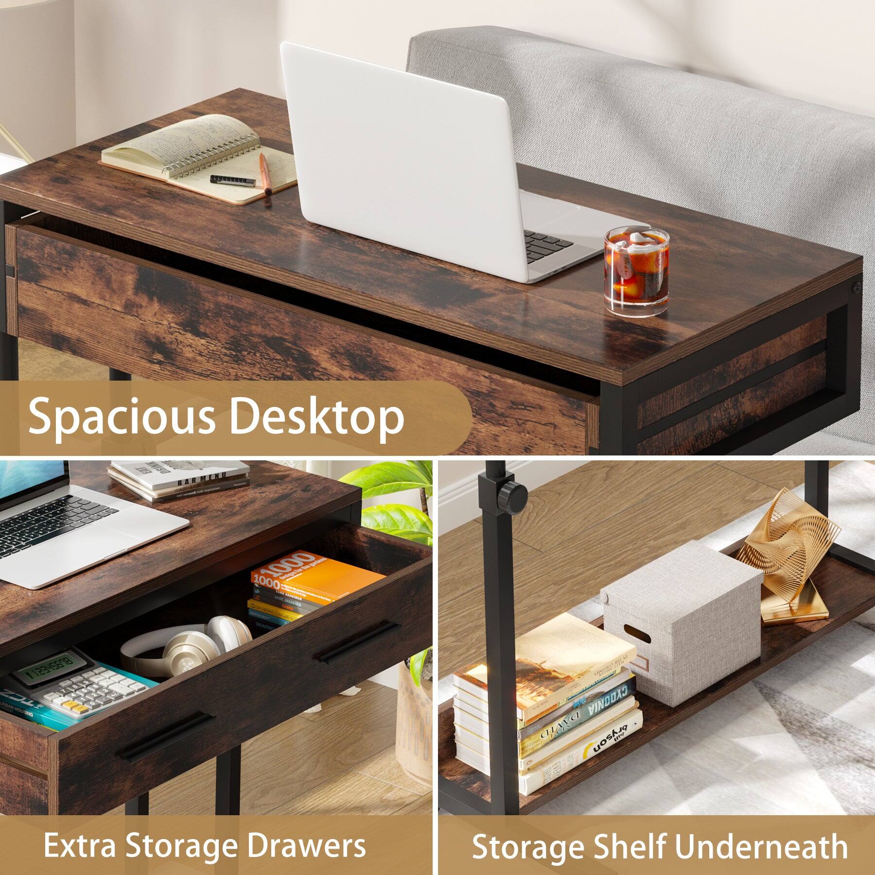 Spacious Desktop

1000 1000

12345678 ZULE

CYDONIA DAVID bryson

Extra Storage Drawers

Storage Shelf Underneath