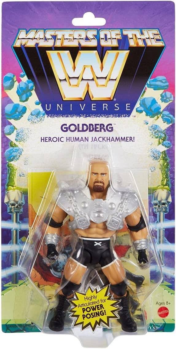 Masters of the Universe  
Goldberg  
Heroic Human Jackhammer!  
Highly Articulated for Power Posing!  
Ages 8+  
Mattel