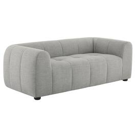 Liana Upholstered Fabric Loveseat by Modway - Pewter