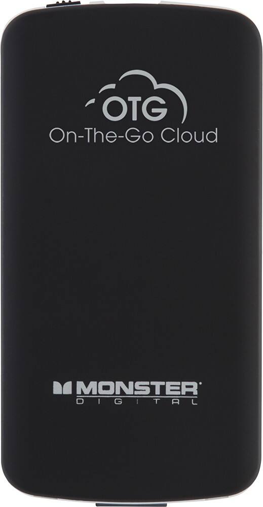 Front Zoom. Monster Digital - On-The-Go Cloud with 8GB microSD Card - Black.