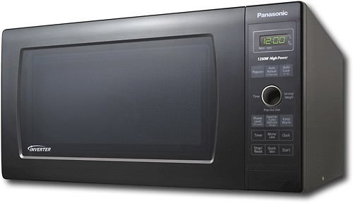 Best Buy: Panasonic 1.6 Cu. Ft. Mid-Size Microwave Black NN-SD768B