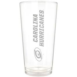 Great American Products - Carolina Hurricanes Etched 16oz. Vertical Rally Cry Pint Glass - Multicolor