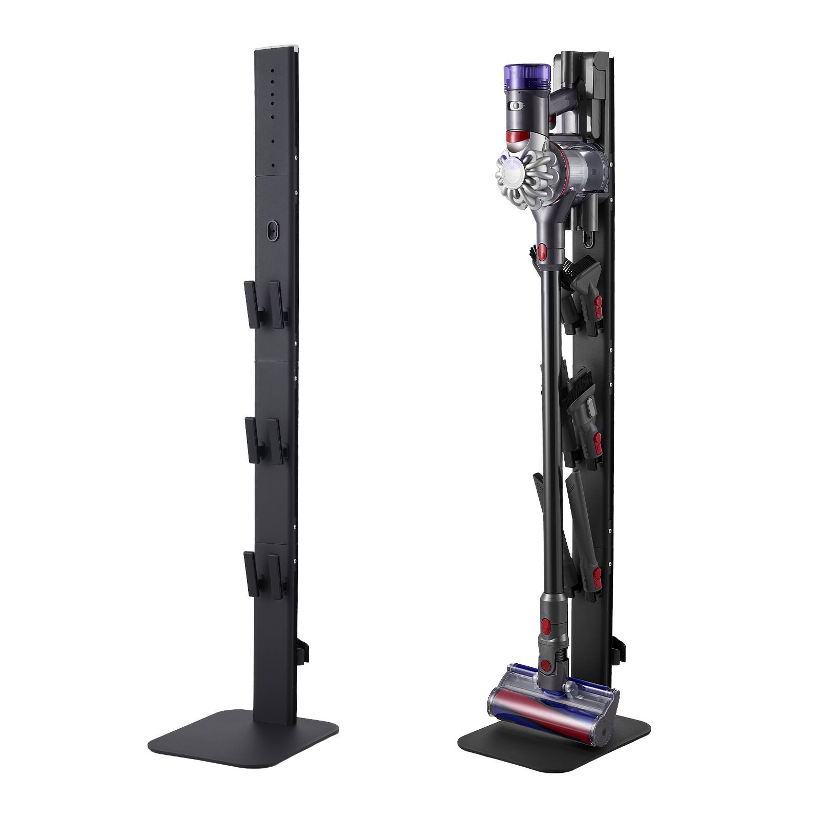 Alt View 5. VEVOR - Vacuum Stand for Dyson Multi-Models Stable Storage Bracket Holder Black - Black.
