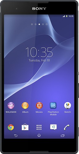  Sony - Xperia T2 Ultra 4G Cell Phone (Unlocked) - Black