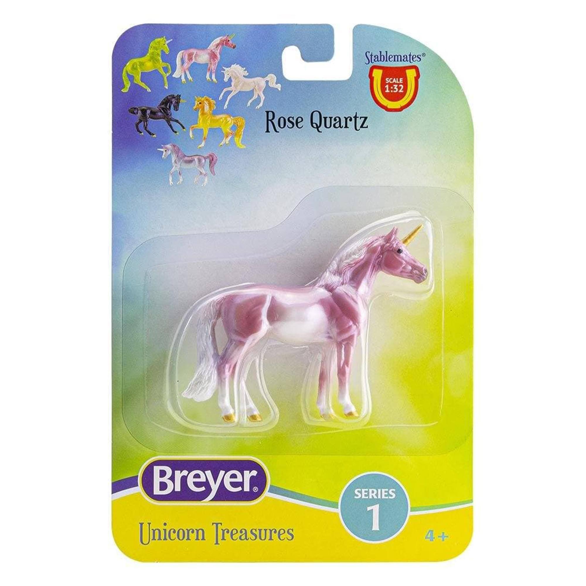 Stablemates SCALE 1:32 Rose Quartz Breyer. Unicorn Treasures SERIES 1 4+