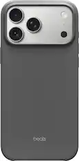 Front. Beats - iPhone 17 Pro Max Case with MagSafe and Camera Control - Granite Gray.