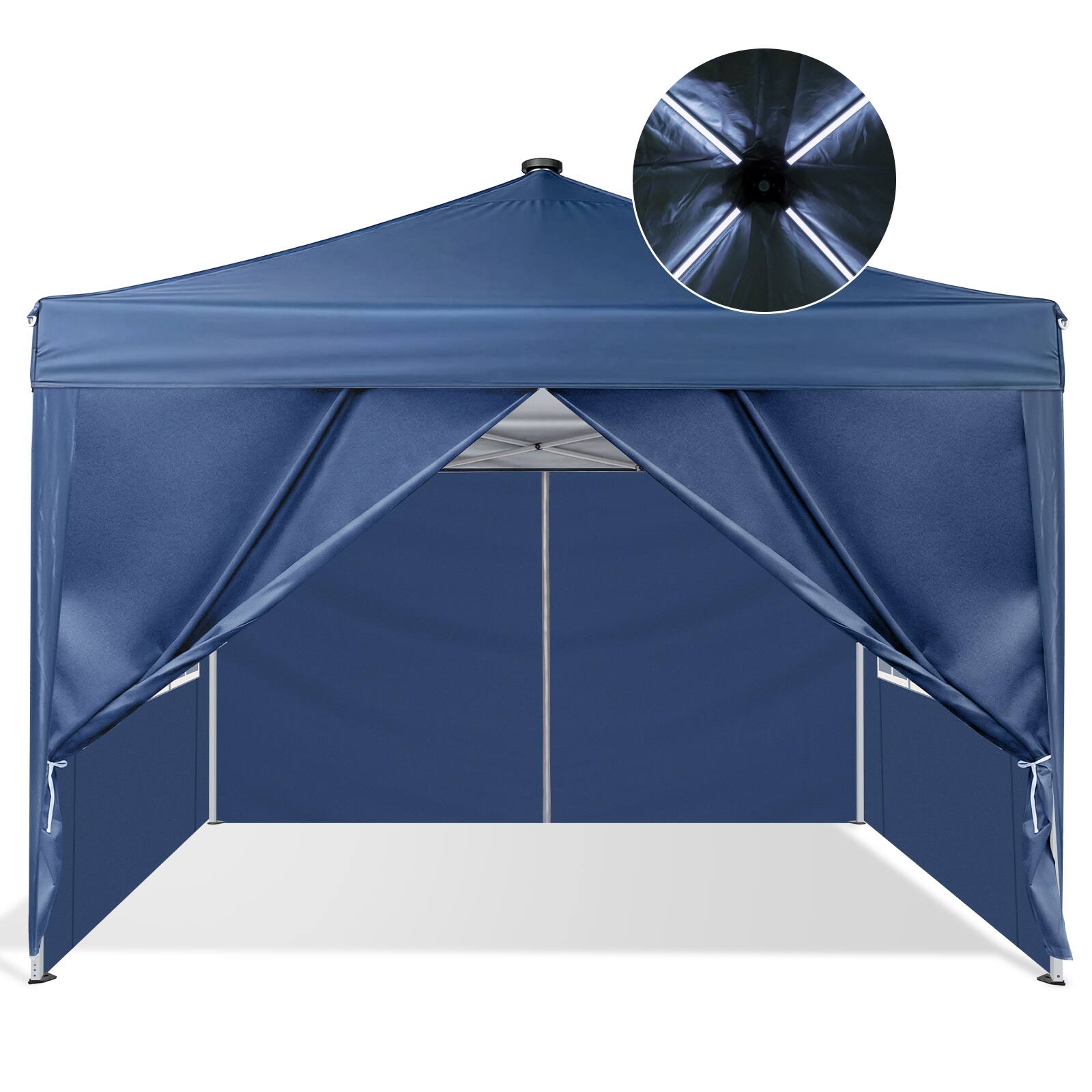 Alt View 2. Winado - 10x10 Pop Up Canopy Tent with Sidewalls, Outdoor Gazebo Canopy Tent, Patio Event Tents Outdoor Event Shelter for Parties.