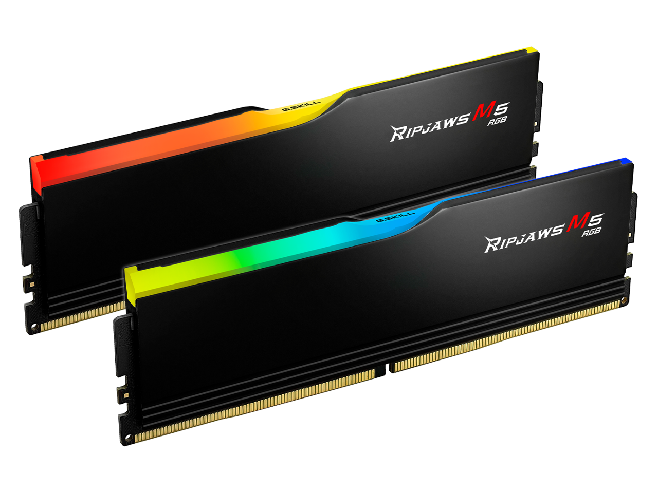 メモリー G.SKILL Ripjaws M5 32GB DDR5-6400 G.SKILL Ripjaws M5 RGB 32GB DDR5 6400MHz RAM (2x16GB) Black - Best Buy