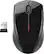 Front. HP - Wireless Optical Mouse - Metallic Gray/Glossy Black.