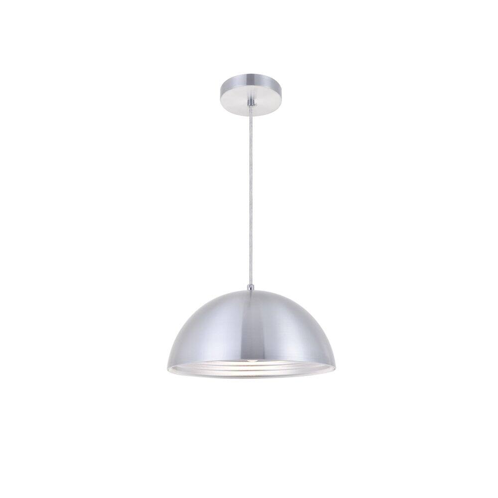 Alt View 3. Living District - Circa 1 Light Burnished Nickel Pendant - Burnished Nickel.
